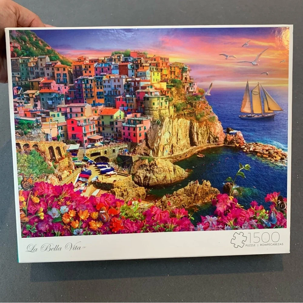 BUFFALO 1500 piece jigsaw puzzle, La Bella Vita. Complete!